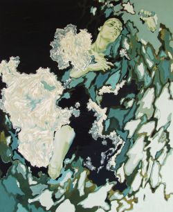 Ophelia IV, 2004 | 240 x 190 cm | Öl, Eitempera auf Leinwand | Privatsammlung, München