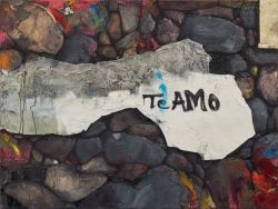 „Te(i) Amo“, 2024, 120 x 160 cm, Öl auf Leinwand