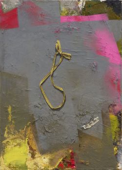 "Goldenes Band" | 2025 | 70 x 50 cm | Öl auf Leinwand