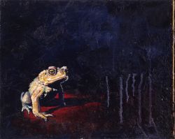 Die Nacht II, 2014 | 40 x 50 cm | Öl auf Leinwand | Privatsammlung, Zürich, Schweiz