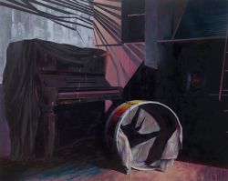 Musikzimmer, 2016 | 240 x 300 cm | Öl auf Leinwand