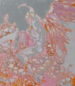 Sirene, 2004 | 220 x 190 cm | Öl, Eitempera auf Leinwand | Sammlung Galerie Rothamel, Erfurt
