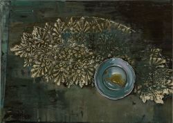 Honig III, 2009 | 50 x 70 cm | Öl, Eitempera auf Leinwand | Staatliche Kunstsammlung Dresden