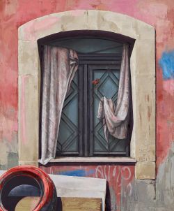 "Draußen (Ti amo)“ | 2021 | 180 x 150 cm | Öl auf Leinwand | Privatsammlung Markkleeberg