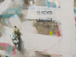 "TI SENTI LIBERO?" | 2025 | 120 x 160 cm | Öl auf Leinwand