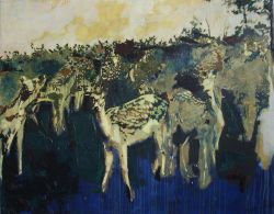 o.T. (Rehe), 2006 | 150 x 190 cm | Öl, Eitempera auf Leinwand | Privatsammlung, Berlin