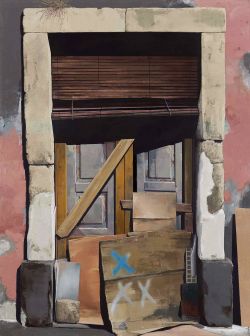 „Bruch III (Drei Kreuze)“ | 2021 | 230 x 170 cm | Öl auf Leinwand | Privatsammlung, Landshut