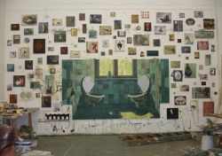 Ansicht Votiv 101 (Installation No. 3, Atelier), 2010 | Malerei auf Leinwand